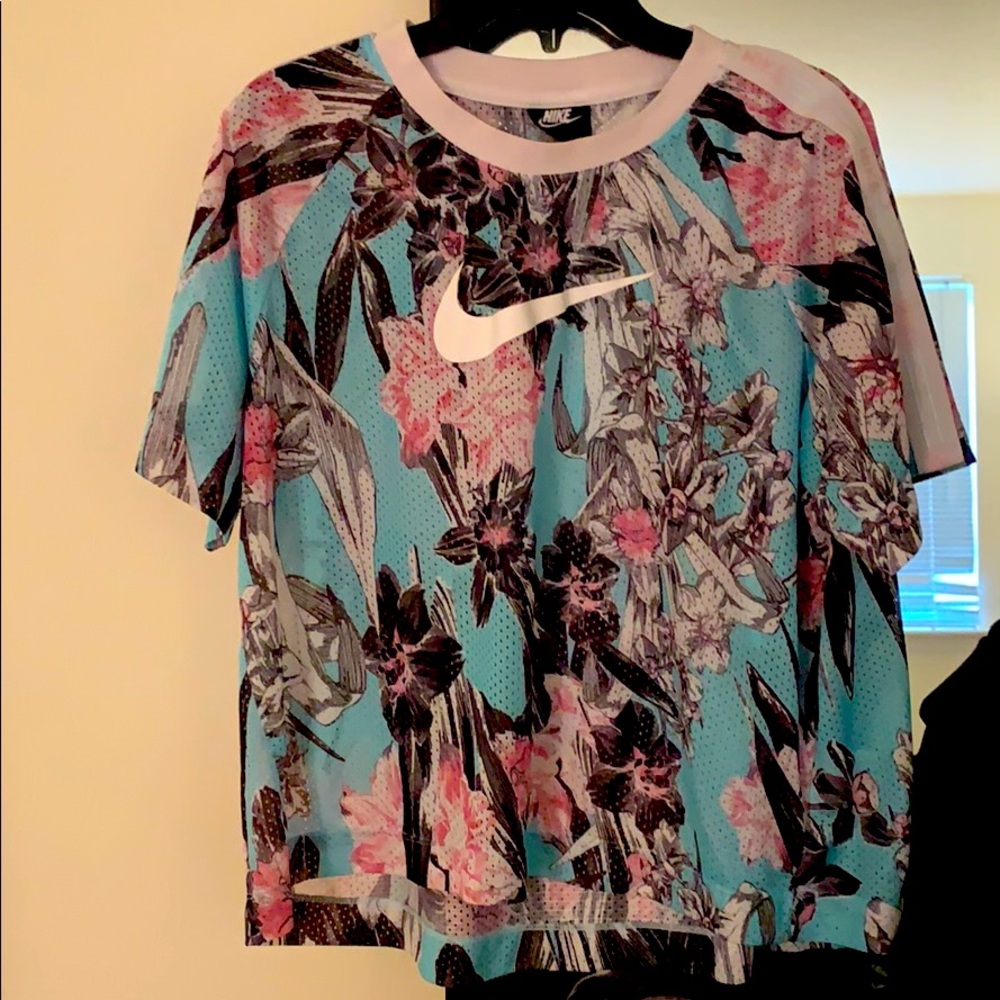 Nike jersey mesh top